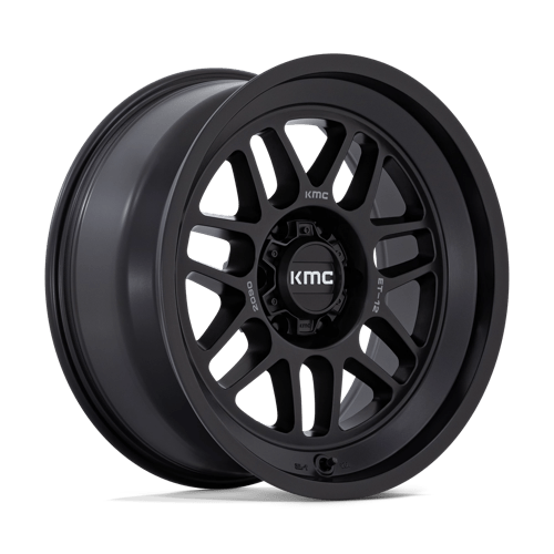 KMC Wheel KM725 TERRA - 20x9" - 5X127 5X5.0, Offset -12mm, Satin Black for 07-up Jeep Wrangler JK, JL and Gladiator JT