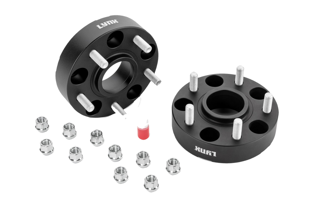 LYNX 1.25" Wheel Adapters 5x4.5 to 5x5 Bolt Pattern for 1987-2006 Jeep Wrangler YJ, TJ, LJ