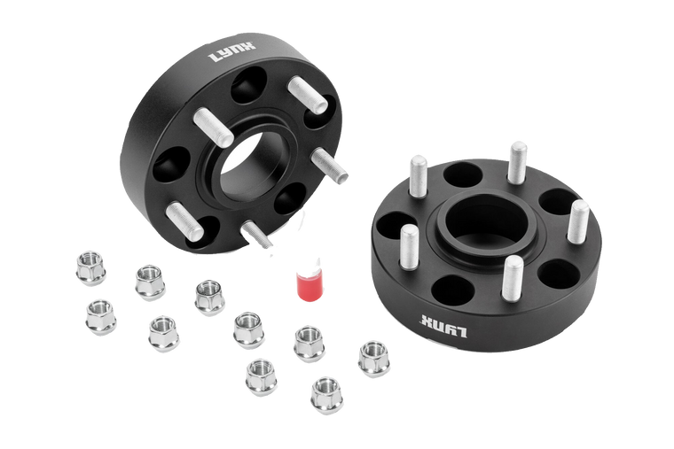 LYNX 1.25" Wheel Adapters 5x4.5 to 5x5 Bolt Pattern for 1987-2006 Jeep Wrangler YJ, TJ, LJ