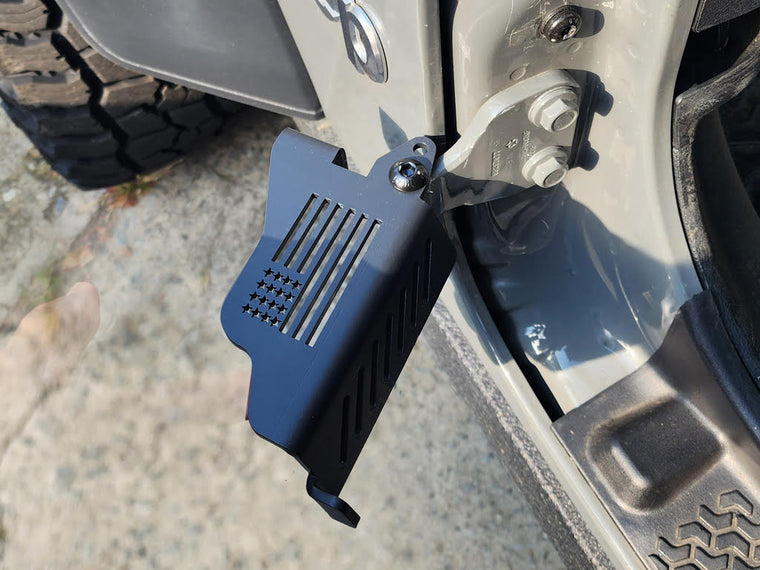 FORTEC4x4 Door Hinge Foot Pegs, Pair for 07-up Jeep Wrangler JK, JL & 20-up Gladiator JT (Copy)