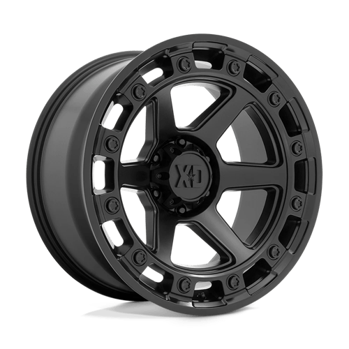 XD862 RAID Wheel - 20x10" - 5X127 5X5.0, Offset -18mm, Satin Black for 07-up Jeep Wrangler JK, JL and Gladiator JT