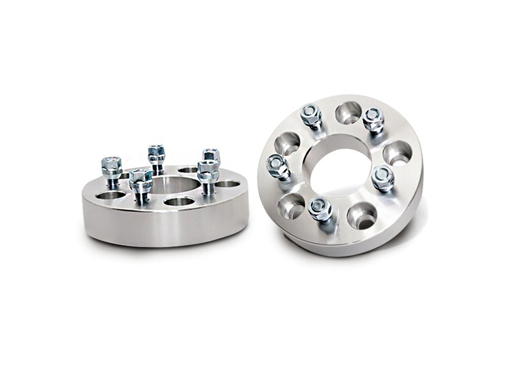 ROUGH COUNTRY 1.5 Inch Wheel Adapter, 5 on 5” to 5 on 4.5”, Aluminum for 07-18 Jeep Wrangler JK & JK Unlimited