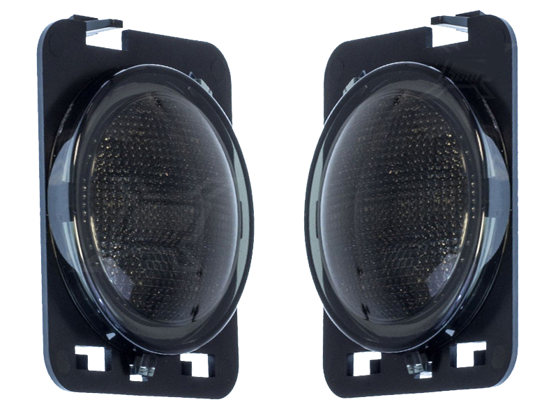 RECON LED Side Fender Lenses for 07-18 Jeep Wrangler JK & JK Unlimited