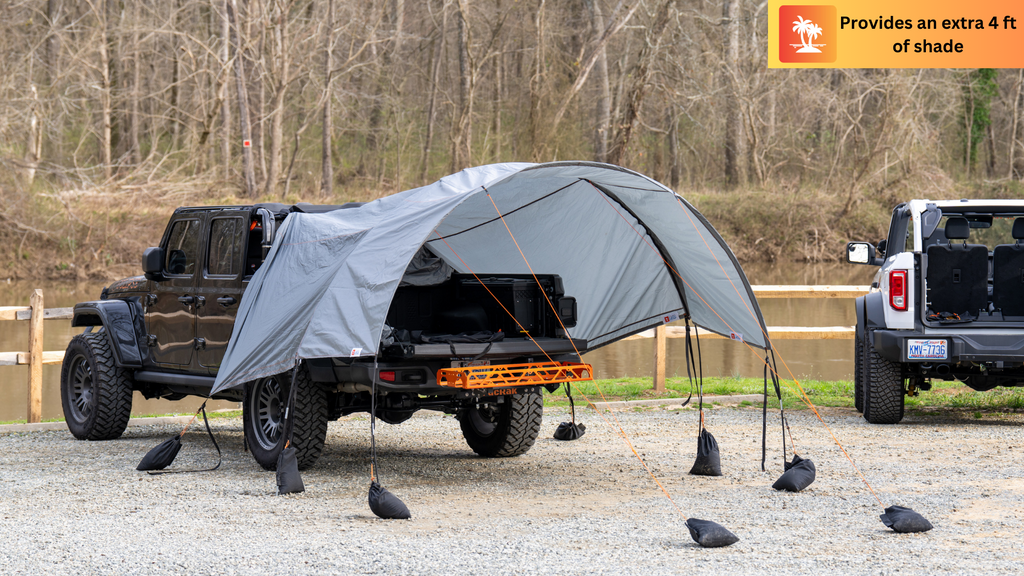 jeep tailgate tent OASIS Trail Tents