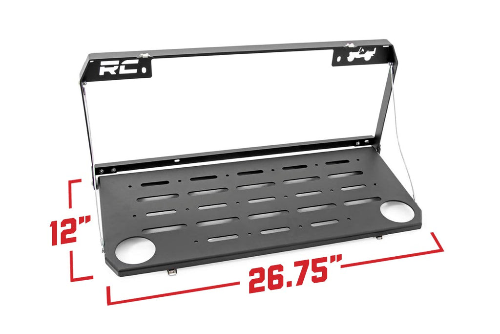 RCS Tailgate Table for 18-up Jeep Wrangler JL & JL Unlimited