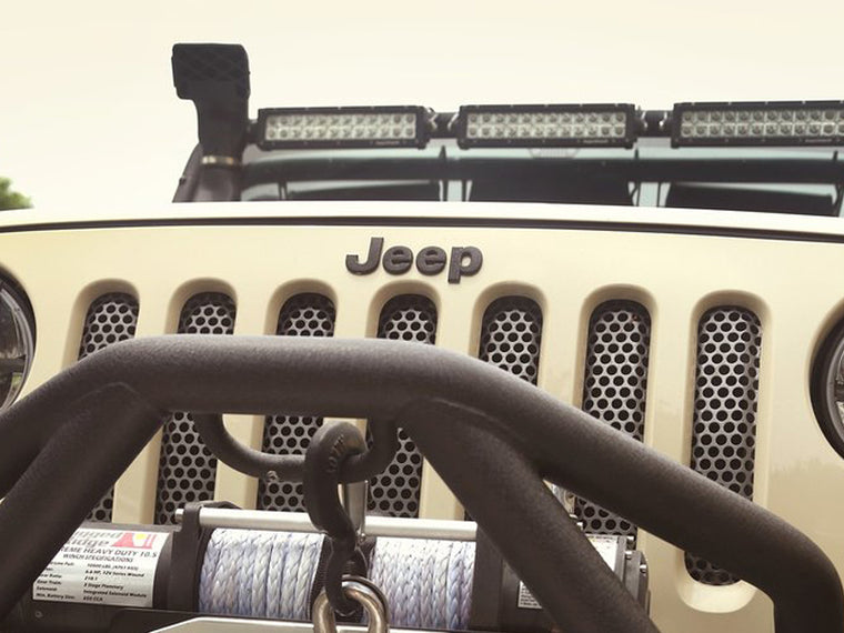 RUGGED RIDGE Light Mount Bracket Kit for 07-18 Jeep Wrangler JK and 18-up JL