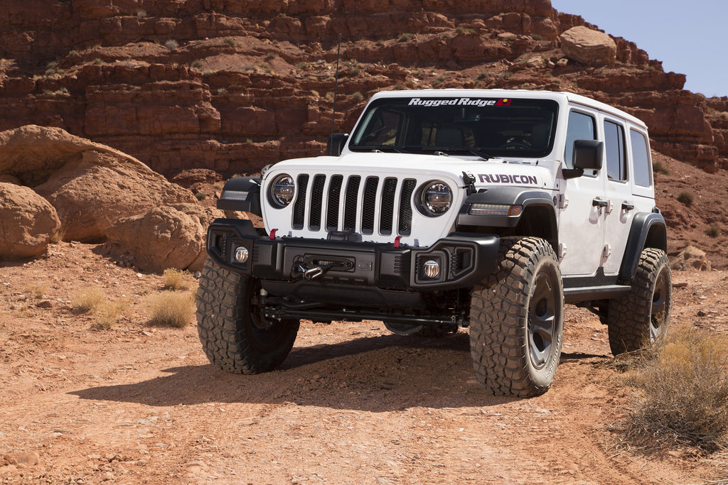RUGGED RIDGE Spartacus Front Bumper for 18-up Jeep Wrangler JL & JL Unlimited