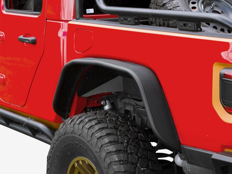 RUGGED RIDGE Steel Tube Fenders for 20-up Jeep Gladiator JT