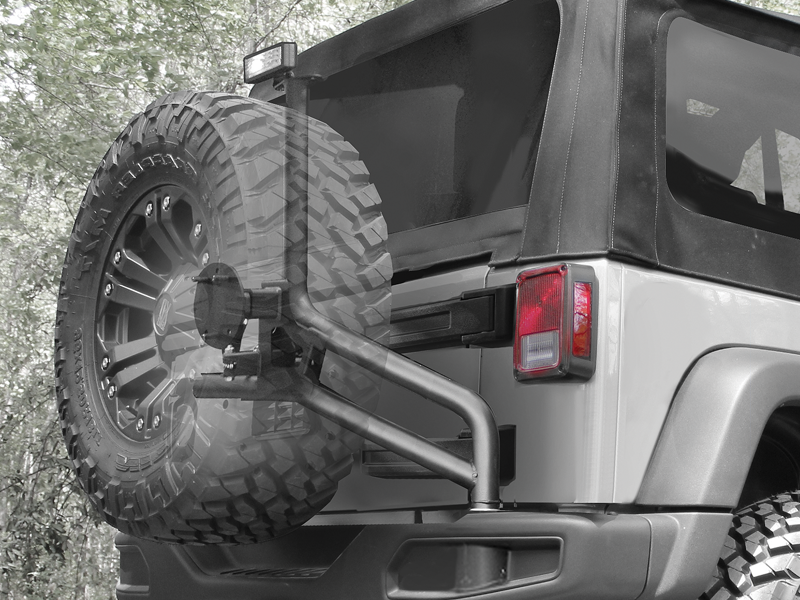 AEV Rear Tire Carrier Upgrade for COD and Moab for 12-18 Jeep Wrangler JK & JK Unlimited