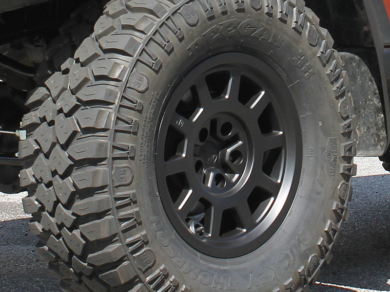 AEV Salta Wheel, Flat Black, 17x8.5, 5x5, Offset +10mm for 07-18 Jeep Wrangler JK & JK Unlimited