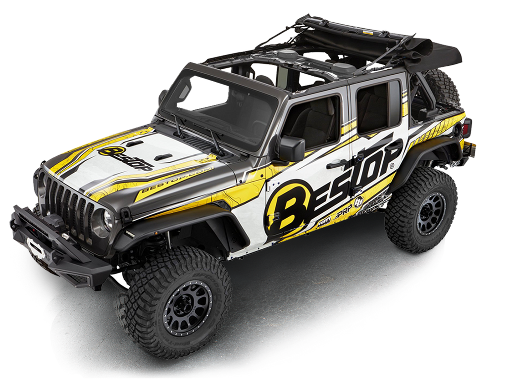 BESTOP Supertop Ultra (Black Twill) for 18-up Jeep Wrangler JL Unlimited