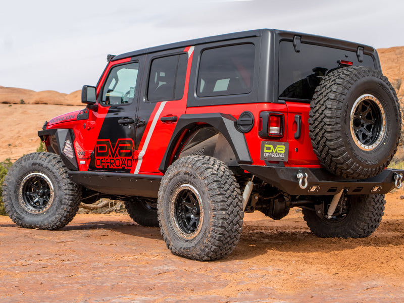 DV8 Armor Fenders with LED Turn Signal Lights for 18-up Jeep Wrangler JL & JL Unlimited
