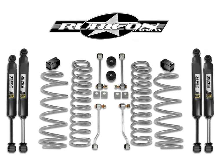 FORTEC 2.5” Suspension Kit by Rubicon Express with JKS Shocks 4-Door Only for 18-up Jeep Wrangler JL Unlimited