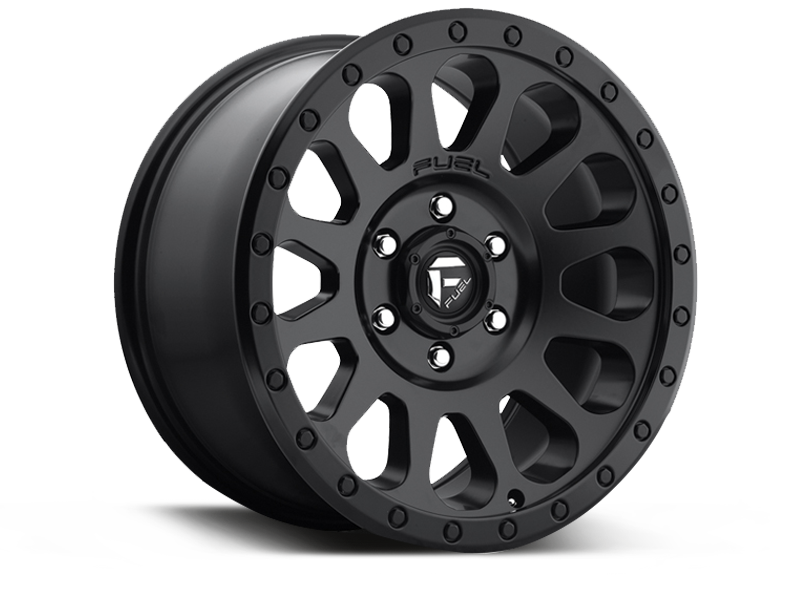 FUEL D579 "VECTOR" Wheel in Satin Black for 07-up Jeep Wrangler JK, JL & JT Gladiator