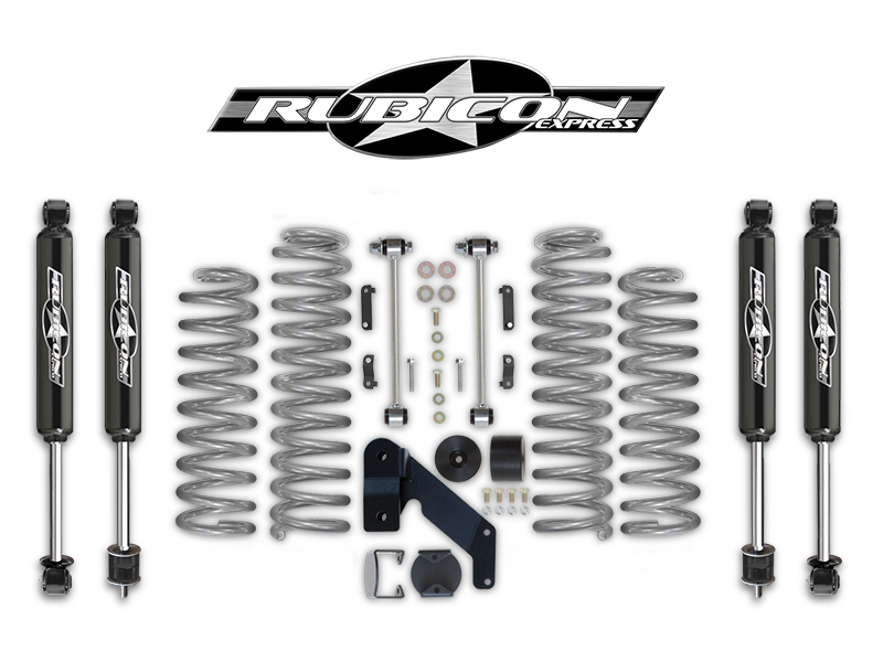 FORTEC 2.5” Suspension Kit by Rubicon Express for 07-18 Jeep Wrangler JK & JK Unlimited