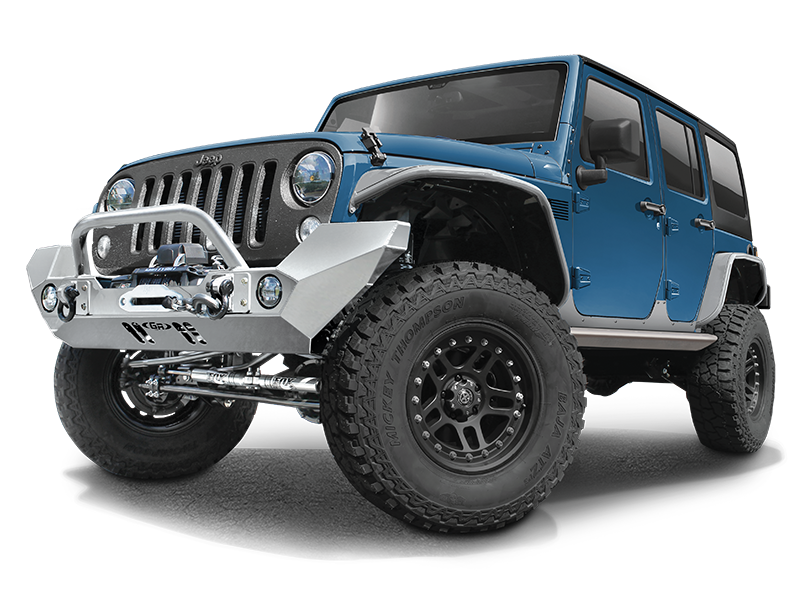 Genright GENRIGHT OFFROAD Fortec Full Front Bumper with 2