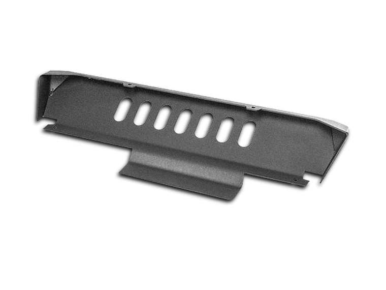 JCR OFFROAD Lower Skid Plate for Vanguard, Crusader, Mauler Front Bumpers, Textured Black for 07-18 Jeep Wrangler JK