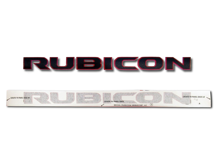 MOPAR Rubicon Decal for 18-up Jeep Wrangler JL and 20-up Gladiator JT