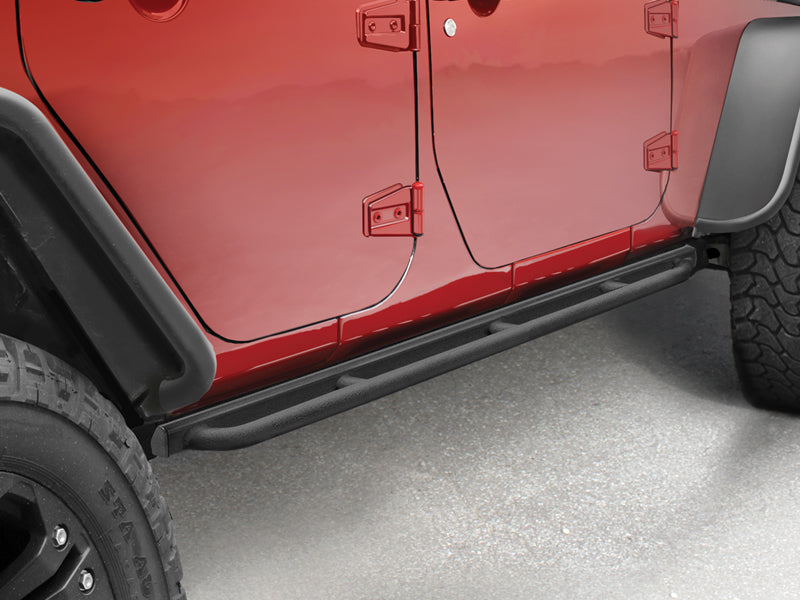 MOPAR Enhanced Rock Rails with Tubular Rub Rails, Pair, Textured Black ...