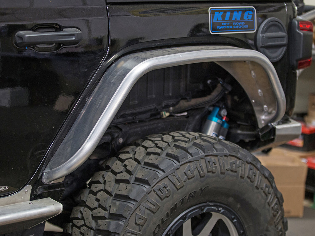 GENRIGHT OFFROAD  4" Rear Tube Narrow Fenders - Aluminum for 18-up Jeep Wrangler JL & JL Unlimited