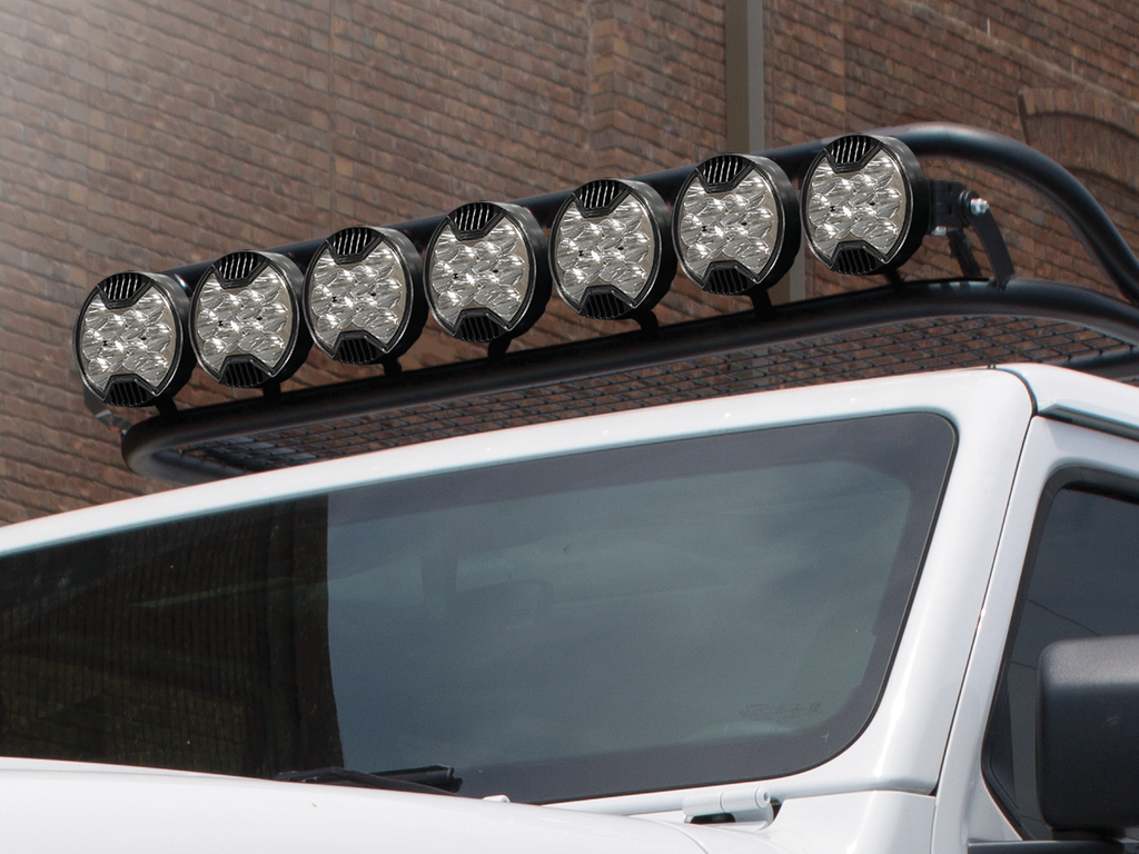 KC HiLiTES 100 SlimLite LED 6" Pair Pack System for 18-up Jeep Wrangler JL & Gladiator JT