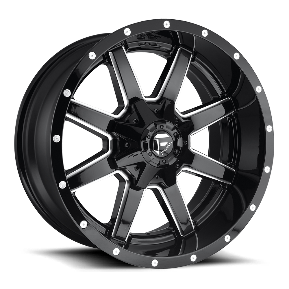 FUEL D610 "MAVERICK" Wheel in Gloss Black for 07-up Jeep Wrangler JK, JL & JT Gladiator