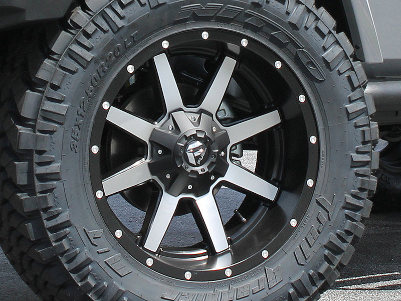 FUEL D537 "MAVERICK" Wheel in Satin Black Machined Face for 07-up Jeep Wrangler JK, JL & JT Gladiator