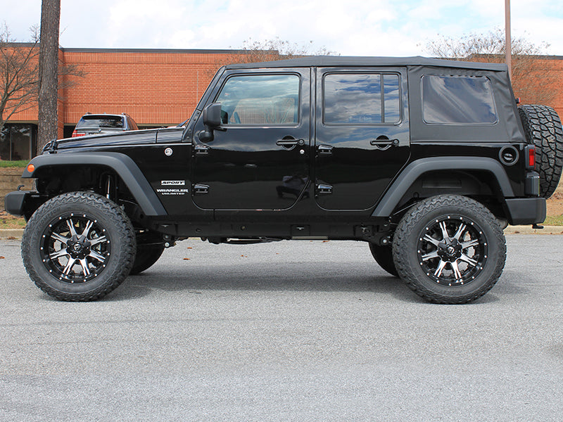 FUEL D541 "NUTZ" Wheel in Satin Black with Machined Spokes for 07-up Jeep Wrangler JK, JL & JT Gladiator