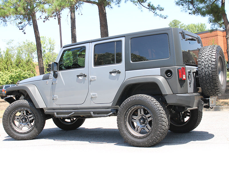 FUEL D558 "ANZA" Wheel in Satin Gray with Satin Black Ring for 07-up Jeep Wrangler JK, JL & JT Gladiator