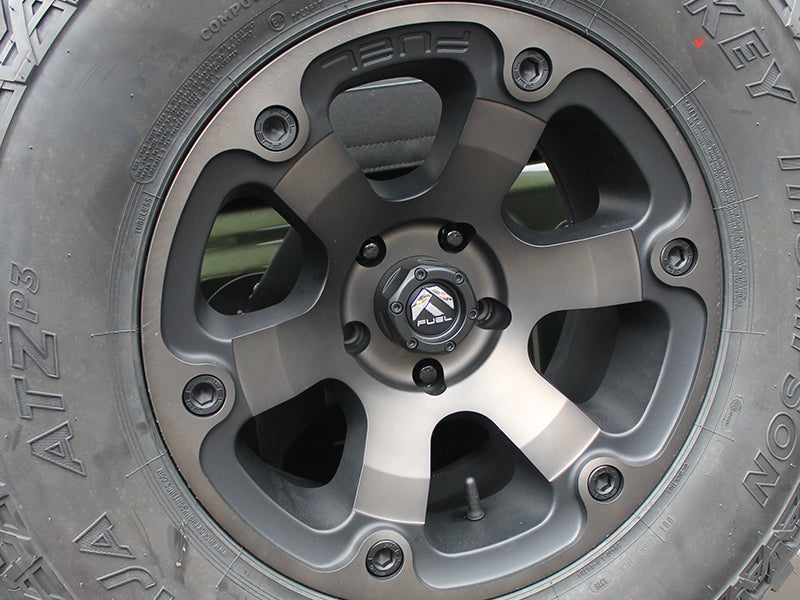 FUEL D564 "BEAST" Wheel in Satin Black with Dark Tint for 07-up Jeep Wrangler JK, JL & JT Gladiator