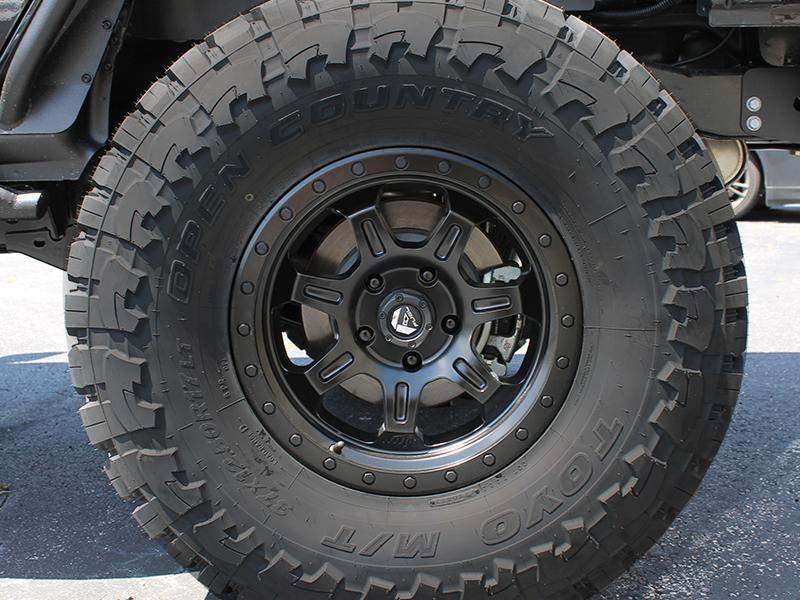 FUEL D572 "JM2" Wheel in Satin Black - Milled Spokes for 07-up Jeep Wrangler JK, JL & JT Gladiator