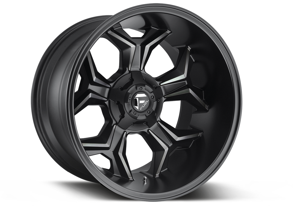 FUEL D606&D05 "AVENGER" Wheel in Gloss Black & Milled, Satin Black w/ Dark Tint for 07-up Jeep Wrangler JK, JL & JT Gladiator