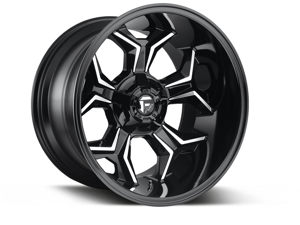 FUEL D606&D05 "AVENGER" Wheel in Gloss Black & Milled, Satin Black w/ Dark Tint for 07-up Jeep Wrangler JK, JL & JT Gladiator