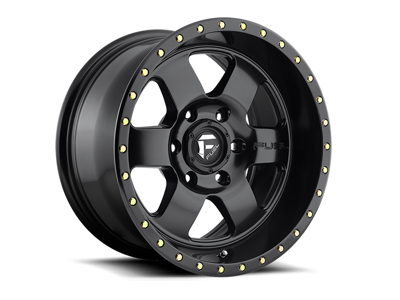 FUEL D618 "PODIUM" Wheel in Satin Black for 07-up Jeep Wrangler JK, JL & JT Gladiator