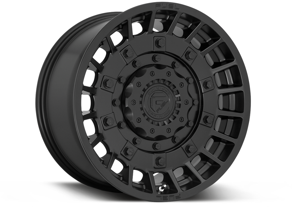 FUEL D723 "MILITIA" Wheel in Satin Black for 07-up Jeep Wrangler JK, JL & JT Gladiator