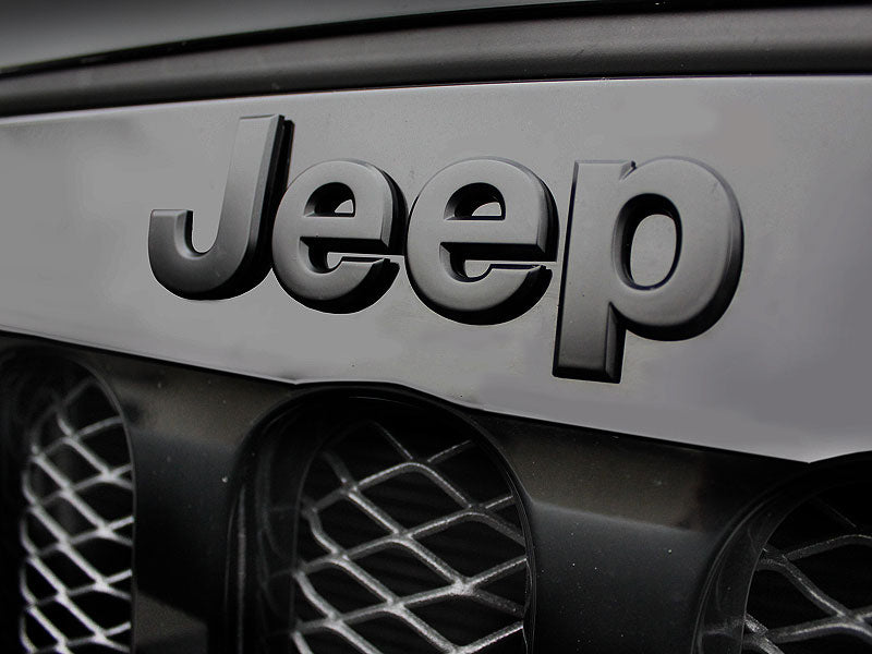 MOPAR Jeep Name Plate in Black for All Models