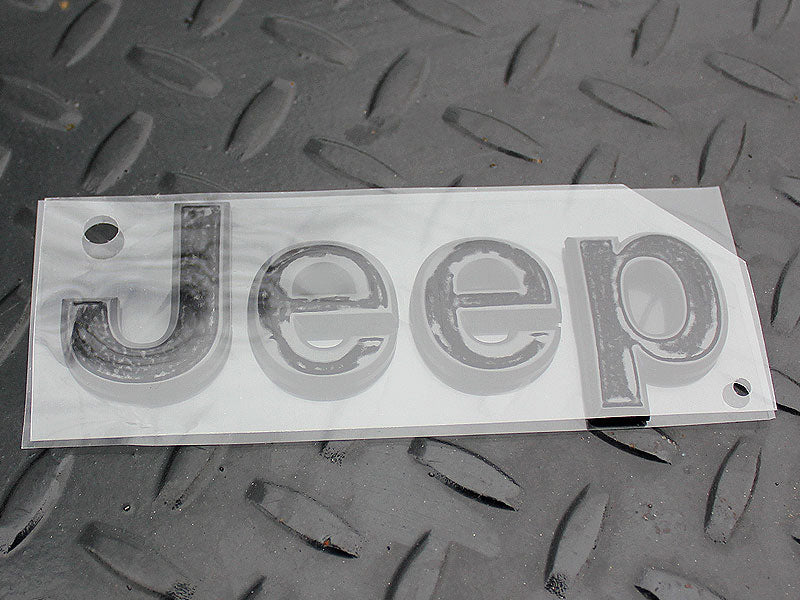 MOPAR Jeep Name Plate in Black for All Models