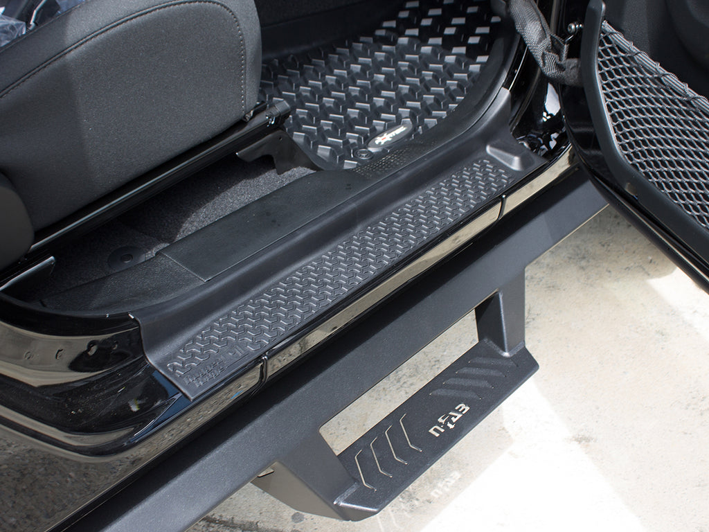RUGGED RIDGE Entry Guards, Pair for 18-up Jeep Wrangler JL & JL Unlimited