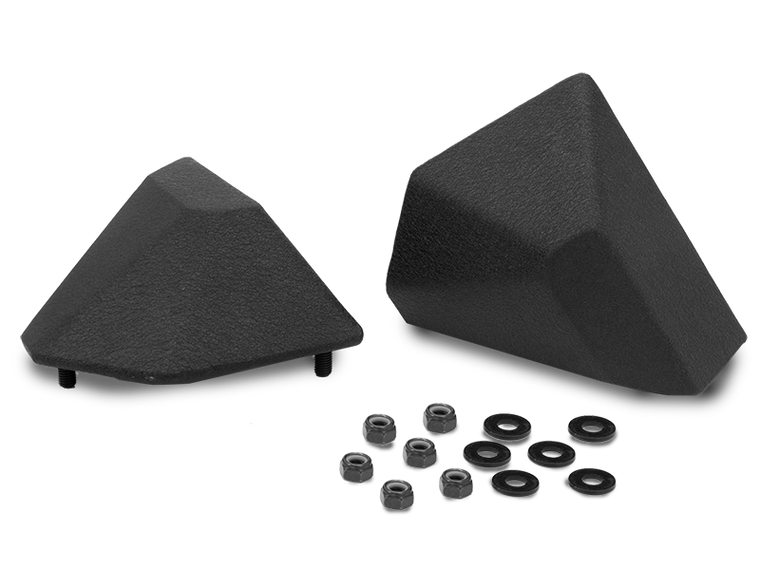 RUGGED RIDGE Stubby Ends for XHD Bumper, Pair for 07-18 Jeep Wrangler JK & JK Unlimited