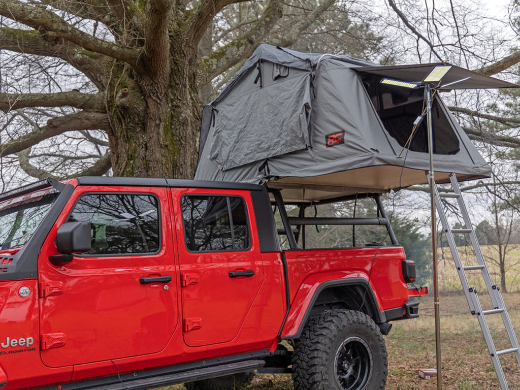 jeep gladiator tent rack RCS Aluminum Bed Rack for 20-up Jeep Gladiator JT – FORTEC4x4