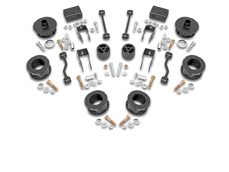 ROUGH COUNTRY 2.5in Jeep Spacer Lift Kit for 18-up Jeep Wrangler JL & JL Unlimited