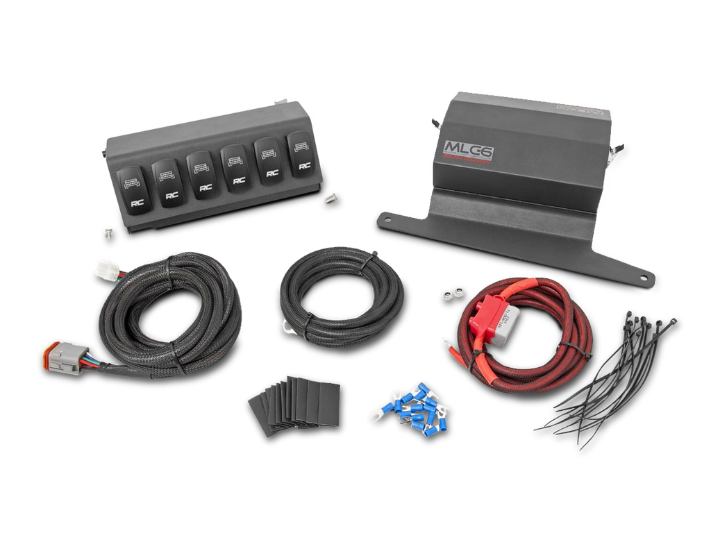 RCS MLC-6 Multiple Light Controller Kit for 18-up Jeep Wrangler JL & JL Unlimited and 20-up Gladiator JT