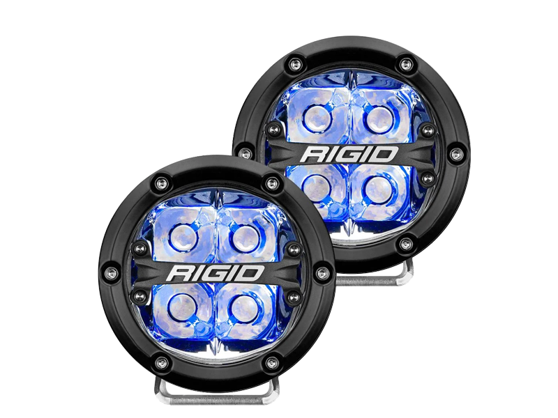 RIGID LED 360 Series 4" or 6" Lights for 18-up Jeep Wrangler JL & Gladiator JT