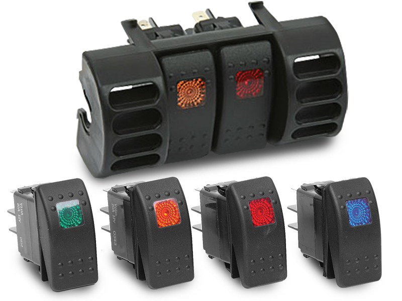 Wrangler Rocker Switch DAYSTAR Rocker Switches for all Jeep Wrangler – FORTEC4x4