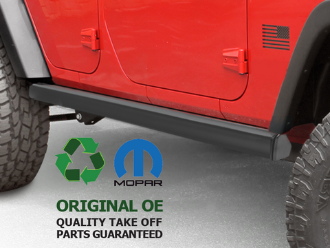 Quality Take Off MOPAR Rubicon Rock Rails, Pair for 07-up Jeep Wrangler 4-Door Unlimited (JKU or JLU)