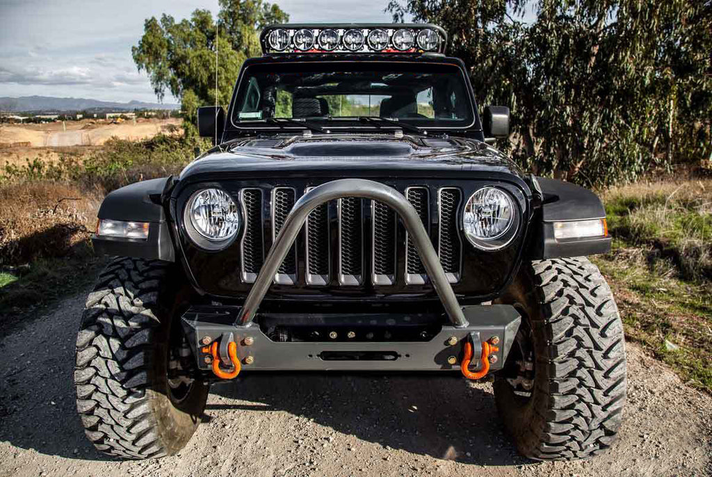 Genright GENRIGHT OFFROAD ULTRA Clearance Bumper w/Boulder Bar, Aluminum for 1 ...