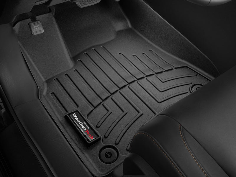 WEATHER TECH Floor Liners in Black, Front (Pair) for 18-up Jeep Wrangler JL & JL Unlimited
