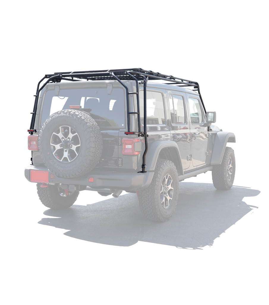 GOBI Roof-Rack - Sky One-Touch "Stealth", Multi-Light/ 40″ or 50" LED Setup, 4-Door Only for 18-up Jeep Wrangler JL Unlimited [04.00]
